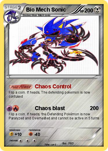 Pokemon Bio Mech Sonic