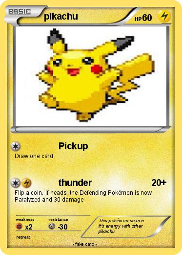 Pokemon pikachu