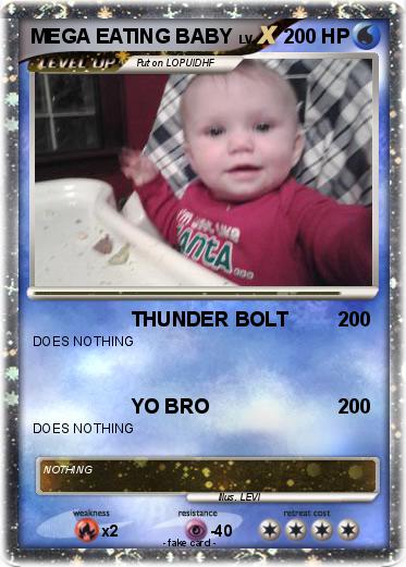 Pokemon MEGA EATING BABY