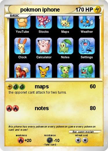 Pokemon pokmon iphone