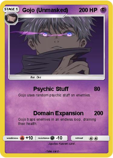 Pokemon Gojo (Unmasked)