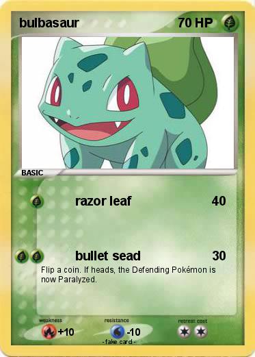 Pokemon bulbasaur