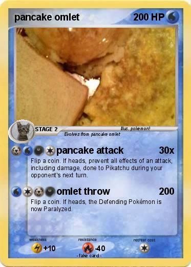 Pokemon pancake omlet
