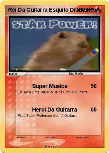 Pokemon Rei Da Guitarra Esquilo Dramatico