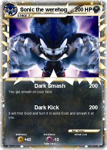 Pokemon Sonic the werehog