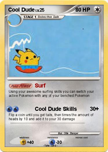 Pokemon Cool Dude