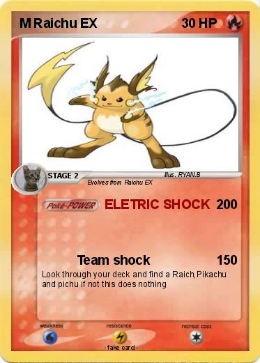 Pokemon M Raichu EX