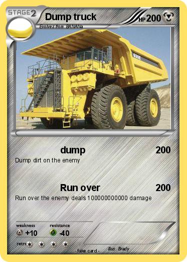 Pokemon Dump truck