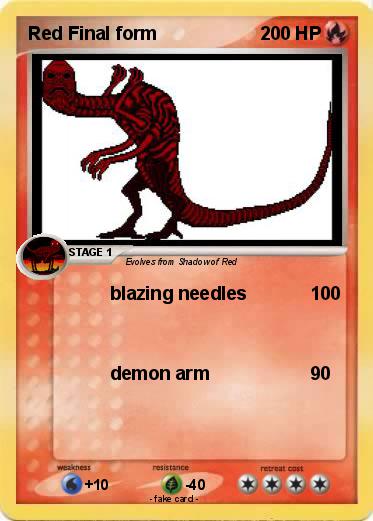 Pokemon Red Final form