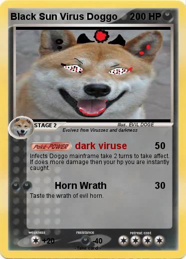 Pokemon Black Sun Virus Doggo