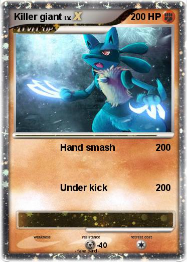 Pokemon Killer giant