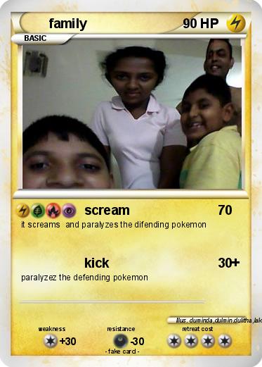 Pokemon family