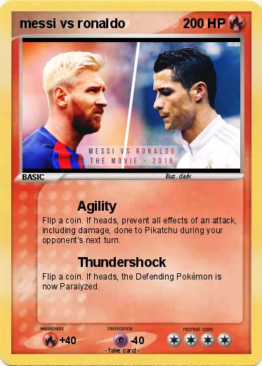 Pokemon messi vs ronaldo