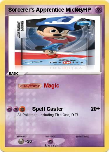 Pokemon Sorcerer's Apprentice Mickey