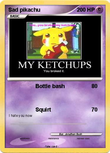 Pokemon Sad pikachu