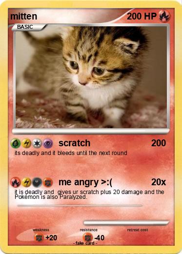 Pokemon mitten