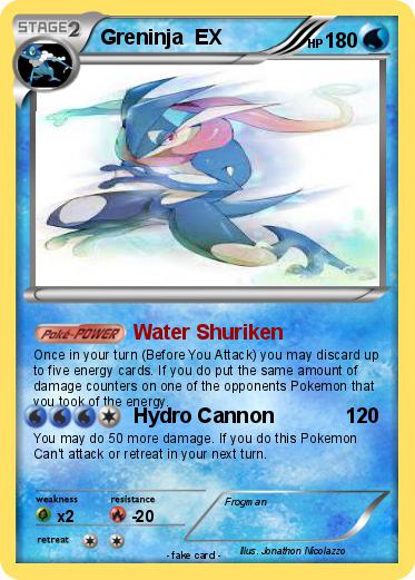 Pokemon Greninja  EX