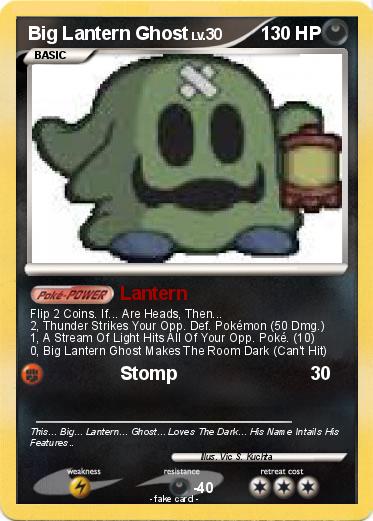 Pokemon Big Lantern Ghost