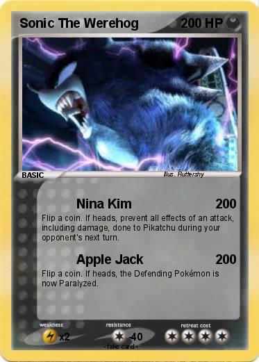 Pokemon Sonic The Werehog