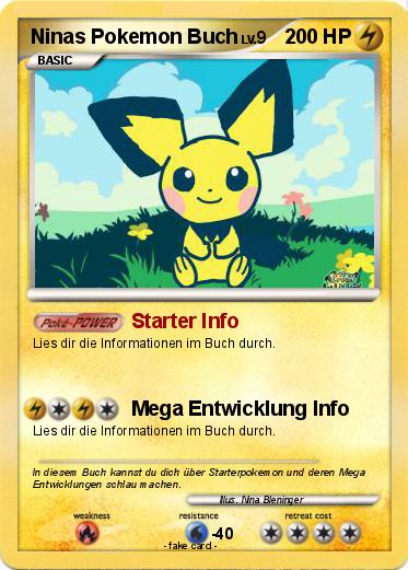 Pokemon Ninas Pokemon Buch