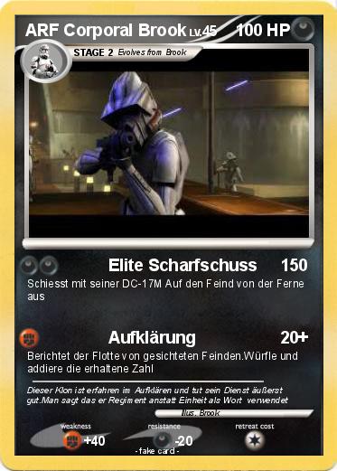 Pokemon ARF Corporal Brook