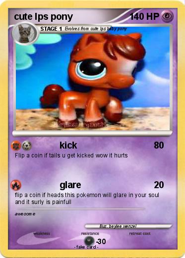 Pokemon cute lps pony
