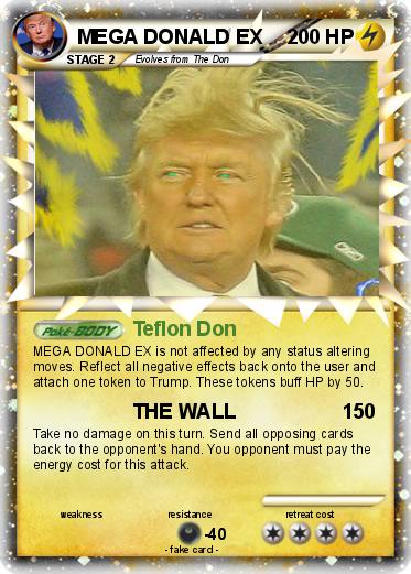 Pokemon MEGA DONALD EX