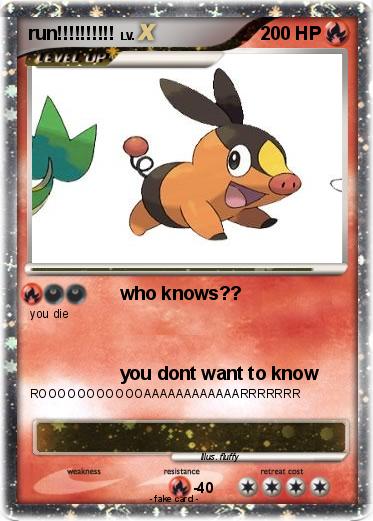Pokemon run!!!!!!!!!!