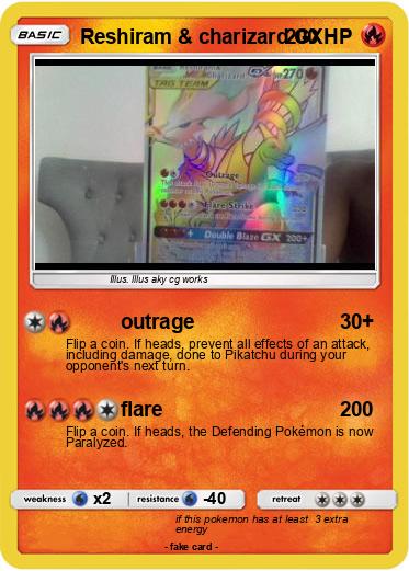 Fake or Real? I got this Reshiram Charizard from . How can i