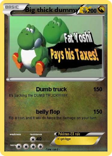 Pokemon Big thick dummy