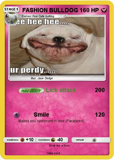 Pokemon FASHION BULLDOG
