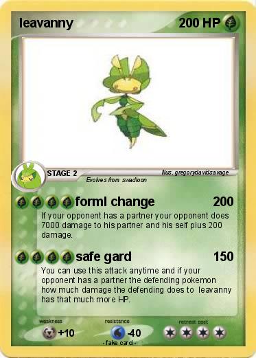 Pokemon leavanny