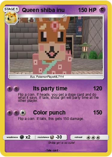 Pokemon Queen shiba inu