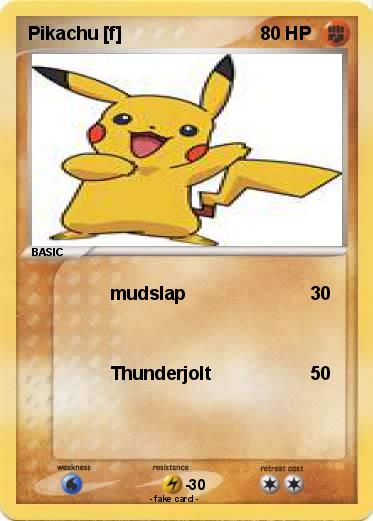 Pokemon Pikachu [f]