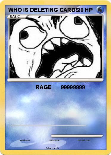 Pokemon WHO IS DELETING CARDS