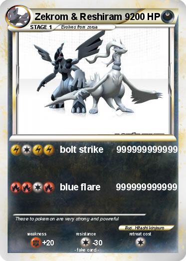Pokemon Zekrom & Reshiram 9