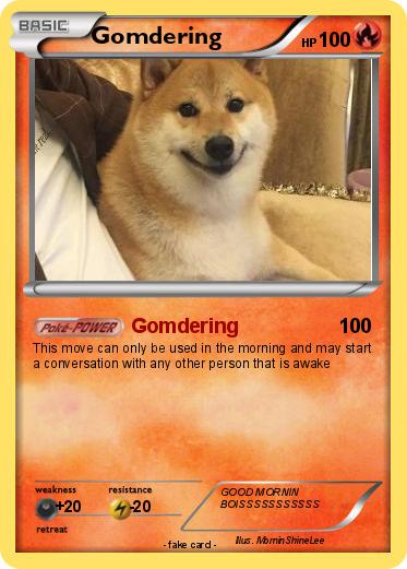 Pokemon Gomdering