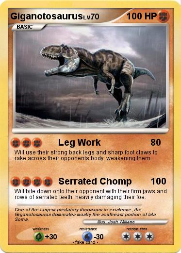 Pokemon Giganotosaurus