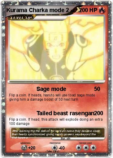 Pokemon Kurama Charka mode 2