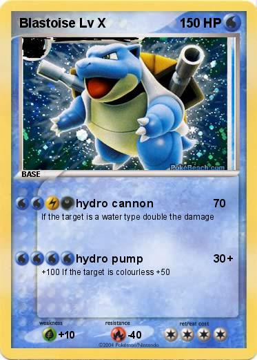Pokemon Blastoise Lv X