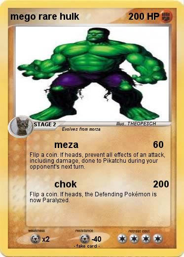 Pokemon mego rare hulk