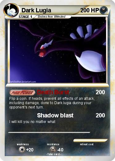 Pokemon Dark Lugia
