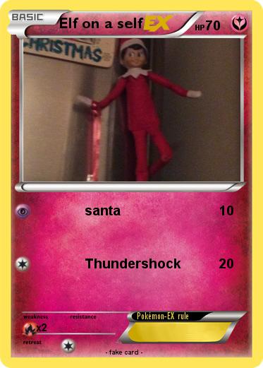 Pokemon Elf on a self