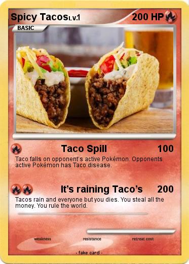 Pokemon Spicy Tacos