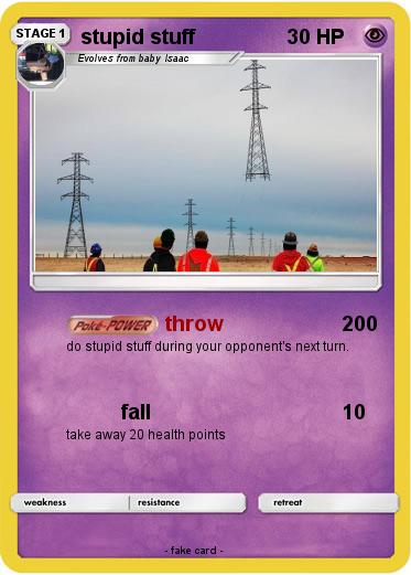 Pokemon stupid stuff