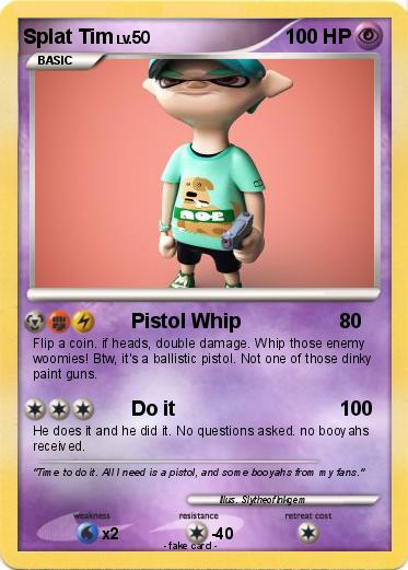 Pokemon Splat Tim