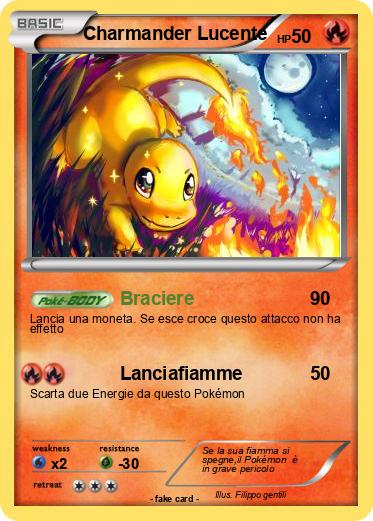 Pokemon Charmander Lucente