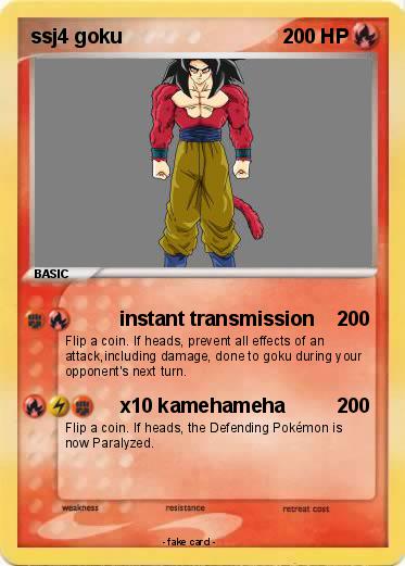 Pokemon ssj4 goku