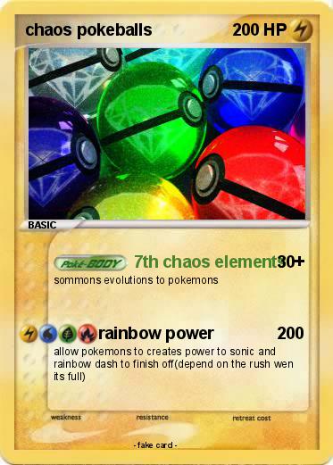 Pokemon chaos pokeballs