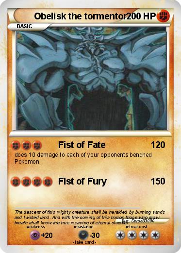 Pokemon Obelisk the tormentor